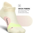thumbnail image 6 of Feetures Elite Light Cushion No Show Tab Ankle Socks - Sport Sock with Targeted Compression - Sandy Melon, S (1 Pair), 6 of 7