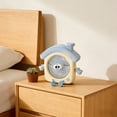 thumbnail image 4 of Wooowa Cute House Shaped Desktop Fan Rechargeable Personal Fan with Cartoon Design for Kids Room, 4 of 6