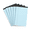 blue, variant on 6 Pack Purple Legal Pads, 5" x 8" Junior Size Narrow Ruled Notepads, 80gsm Smooth Paper, Micro-Perforated Pages, Thick Cardboard Backing, 30 Sheets Per Pad for Notes, Planning & Study