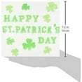 thumbnail image 2 of PMU St. Patrick's Day Decorations and Party Supplies - Shamrock Glass Window Clings 12in x 17in - Irish Costume, Party Accessory (1/Sheet) Pkg/1, 2 of 3