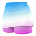 thumbnail image 3 of Posijego Womens Shorts Skirt High Waist Yoga Gym Sport Skorts Running Workout Athletic Mini Skirt Shorts, 3 of 5