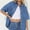 Dark Blue, variant on EMMIOL Women's Oversized Distressed Denim Shirt Long Sleeve Button Down Jean Jacket Fall Casual Outfits 2026