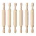 thumbnail image 1 of 6Pcs Baking Rolling Poles Mini Baking Rolling Sticks Children Play House Model, 1 of 9