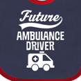 thumbnail image 4 of Inktastic Future Ambulance Driver Childs Boys or Girls Baby Bib, 4 of 4