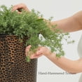 thumbnail image 6 of Worth 2 Pack 25" Metal Planter with Inside Pot for Indoors or Outdoors, Bronze, 6 of 11