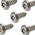 thumbnail image 3 of Fastenere Torx Security Sheet Metal Screws - #8 x 1/2" (25-Pack) Button Head, Tamper-Resistant, Anti Theft Stainless Steel Screws for Higher Level of Safety & Secure Fastening Solution, 3 of 6