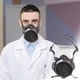 thumbnail image 1 of Mascarilla de gas reutilizable | Respirador ligero de gel de sílice | Ajuste elástico, suave y cómodo | Protección contra vapores de pintura química | Apto para soldadura, automoción y uso, 1 of 9