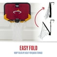 thumbnail image 6 of Franklin Sports NBA Miami Heat Mini Over the Door Basketball Hoop - Kids Indoor Mini Basketball Hoop with Basketball - NBA Fan Shop Mini Hoop for Bedroom + Office - Over the Door Mini Hoop Set, 6 of 12