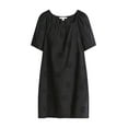 thumbnail image 5 of Free Assembly Women's Square Neck Eyelet Mini Dress with Short Sleeves, Sizes XS-XXL, 5 of 5