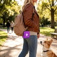 thumbnail image 3 of Portable Dog Treat Pouch, Mini Dog Training Treat Bag with Carabiner Clip, Waterproof Small Puppy Snack Storage Pouch for Walking Hiking Outdoor Training, 3 of 5