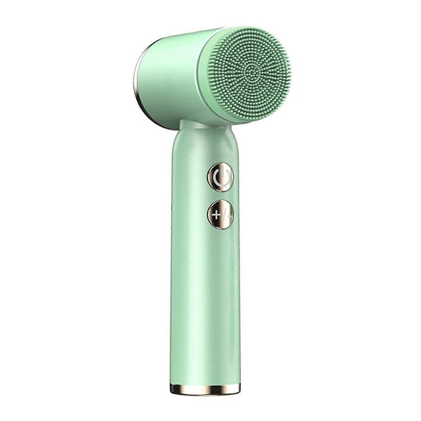 6-in-1 Electric Facial Cleansing Brush, Hot/Cold Massage Exfoliator Deep Pore Cleaner, Waterproof Silicone Face Scrubber