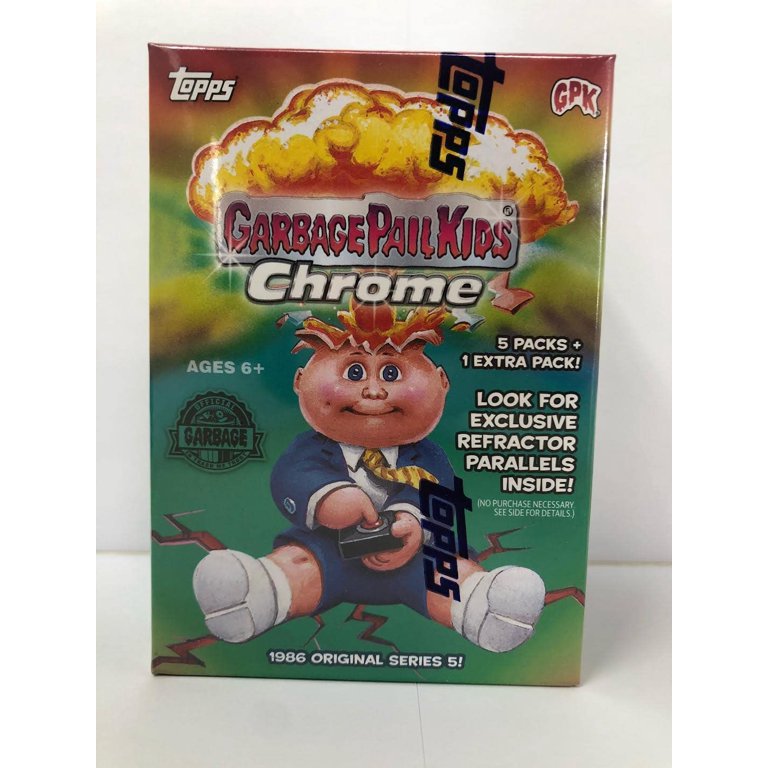 Topps Garbage Pail Kids Chrome Trading Card Blaster Box with 5+1