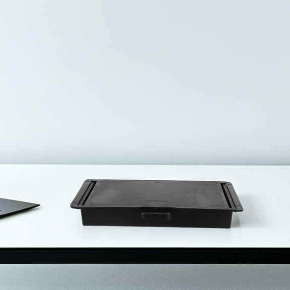 Masteelf 2pcs Slide Out Drawer Under Desk Pencil Holder Kitchen Organizer Storage Supplies Home Desk Organizer Stationery Storage Containers