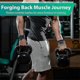 thumbnail image 4 of Leather Lifting Straps Padded Weight Lifting Straps Fast Grip Power Pulling Aids Strength Training Lifting Grips Hand Straps Heavy Duty Deadlift Strap, 4 of 5
