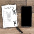 thumbnail image 5 of Bloc De Notas Con Lista De Tareas Pendientes Adhesivas Para Cachorros De Bulldog Francés, Notas Adhesivas Para Perros, Artículos De Papelería Para Escuela Y Oficina Para Mamá Francesa | Regalos De Bul, 5 of 5