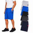 thumbnail image 3 of 5 Pack: Mens Moisture Wicking Athletic Basketball & Gym Workout Shorts with Pockets Multipack, Sizes up to 3XL, 3 of 14