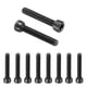 thumbnail image 1 of Uxcell 10 Pcs M5 x 30 mm Tornillos de cabeza hexagonal de acero al carbono de grado 12.9 Tornillos de accionamiento de socket con óxido negro con roscas completas, 1 of 7