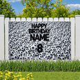 thumbnail image 2 of Soccer Theme Banner Custom Name for Birthday Party Kids Celebration Event Decor, 2 of 9