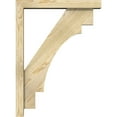 thumbnail image 3 of Ekena Millwork 4"W x 22"D x 30"H Merced Block Rough Sawn Bracket w/ Offset Brace, Douglas Fir, 3 of 25