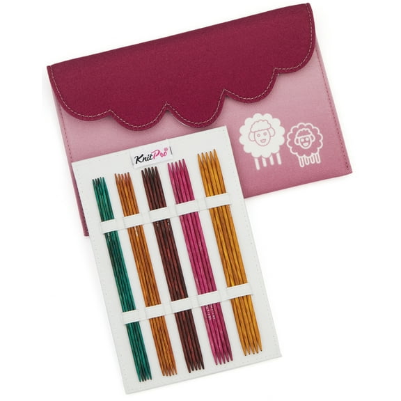 KnitPro-Dreamz Deluxe Double Point Needle Set 6"-9 Pair - Assorted Sizes