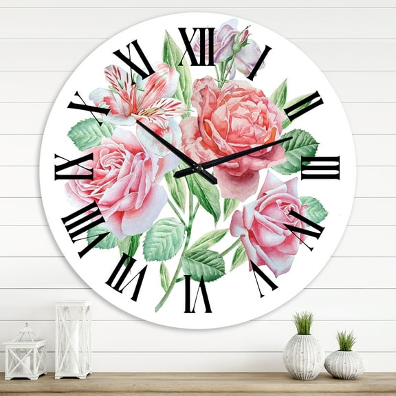 Designart 1 in Quartz Traditional Wall Clock