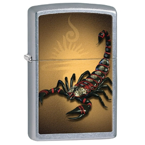 Zippo Lighter - Personalized Message Engraved on Backside Customized Scorpion Style1 Windproof Lighter #Z148