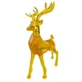thumbnail image 1 of Figuras de renos, figuras de ciervos, esculturas de ciervos, decoración, estatuas de ciervos, decoración Amarillo, 1 of 8