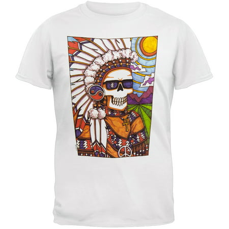 Grateful Dead - Indian Chief T-Shirt (Best Grateful Dead Shows By Year)