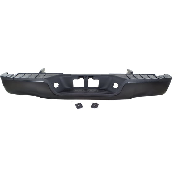Step Bumper Compatible with Toyota Tundra 2007-2013 Assembly Black Steel with Rock Warrior Package Fleetside