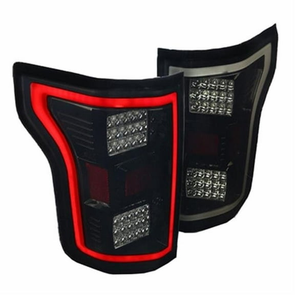 LED Tail Lights for 2015-2017 Ford F150 - Gloss Black
