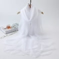 thumbnail image 4 of QASIEATN Silk Scarves for Women Lady Scarf Soft Lightweight Thin Women Summer Neck Wrap for Vacation Summer Spring Fashion Clothing Accessories, 4 of 5