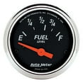 thumbnail image 2 of AutoMeter 1423 Designer Black Fuel Level Gauge, 2 of 4