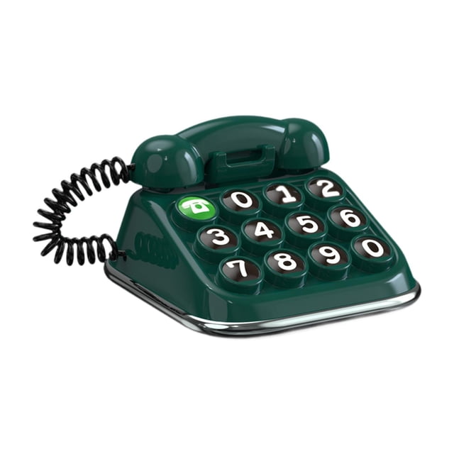 yingyy Creative Car Phone Number Board Retro Style Unique For Parking Card Display Parking Number Plate Green 7.5x7x4.2 cm