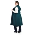 thumbnail image 3 of Chaleco largo con cinto Roman Fashion /Tallas Extras, 3018 (Verde botella) verde oscuro 40, 3 of 6
