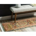 thumbnail image 3 of Rugs.com Amina Collection Rug – 6 Ft Runner Blue Medium-Pile Rug Perfect For Hallways, Entryways, 3 of 6