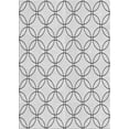 thumbnail image 1 of Ahgly Company Machine Washable Indoor Rectangle Transitional White Smoke Area Rugs, 6' x 9', 1 of 7