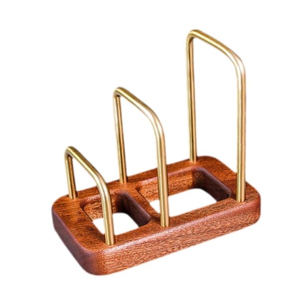 Soporte para tabla de cortar, estante para utensilios de cocina, soporte de madera y metal para tapa de olla. 166 cm x 10 cm x 25 cm