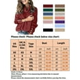 thumbnail image 2 of Fangasis Ladies Sweater Turtleneck Jumper Tops Solid Color Pullover Women Casual Knitted Sweaters Outerwear Winter ArmyGreen XL, 2 of 2
