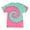 Mint Fusion, variant on Colortone, Tie Dye T-Shirts Spiral Adult Sizes, Men 100% Cotton