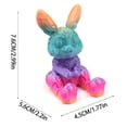 thumbnail image 2 of Easter Bunny with Bunnies Easter Basket Stuffers 3D Printed Animals for Home Desk Decor Fun Easter, H, 2 of 5