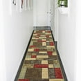 thumbnail image 3 of Ottomanson Ottohome Collection Non-Slip Rubberback Boxes Design Indoor Rug, 3 of 5
