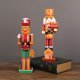 thumbnail image 3 of Adornos de cascanueces Marionetas Juguete para niños Regalos navideños Escaparate Adornos de escritorio Muñeco soldado rey, 3 of 5