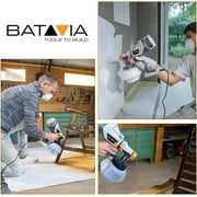 BATAVIA Paint Sprayer BSG0140, HVLP Electric Gun, 1200ml, for Thinned Latex, Paint Sprayer for House Painting, Home Interior and Exterior, Furniture, Fence, Walls, Cabinet, Ceiling
