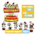 thumbnail image 3 of Toy Inspired Story suministros de fiesta de cumpleaños, decoración, Buzz Lightyear, pulseras Slap, taza, plato, servilleta, pancarta para niños, Baby Shower, 3 of 5