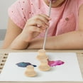 thumbnail image 4 of 40Pcs Wood Crafts Unpainted Wood Pegs Hat Cultivate Hands On Ability Creative Expression, 4 of 7