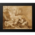 thumbnail image 2 of Castello, Valerio 14x12 Black Modern Framed Museum Art Print Titled - The Agony in the Garden, 2 of 5