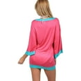 thumbnail image 2 of Ingear Beach Pool Swim Cover-up Color Block Tunic, 2 of 8