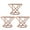 Rose Gold, variant on AYYUFE 3Pcs Decorative Geometric Fern Plant Stand Metal Widely Use Air Plant Stand Holder Bar Decor