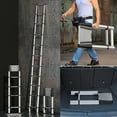 thumbnail image 6 of 15.5 ft Extension Ladder, Folding Telescopic Ladder with Locking Mechanism, Bearing 330lbs, 6 of 9