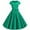 Green, variant on XFLWAM 1950s Dresses for Women Cap Sleeve Vintage Cocktail Party Dresses 50s Retro Rockabilly Audrey Hepburn Homecoming Dress with Belt Green L